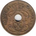 Дания 1 эре 1928 год - Король Кристиан X