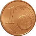 Франция 1 евроцент 1999 год - Марианна UNC