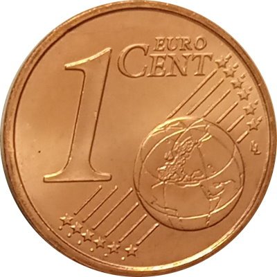Франция 1 евроцент 1999 год - Марианна UNC
