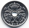 Дания 1 крона 2016 год