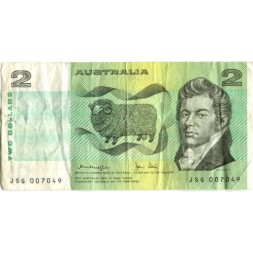 Австралия 2 доллара 1979 год - Джон Макартур и меринос. Уильям Фаррер - VF