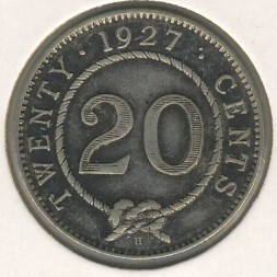 Саравак 20 центов 1927 год