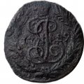 Полушка 1789 год ЕМ Екатерина II (1762 - 1796) - F+