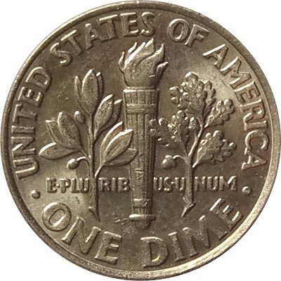 США 1 дайм (10 центов) 2008 год - Франклин Рузвельт (D)