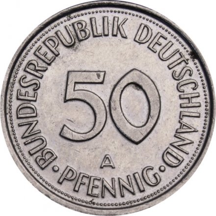 ФРГ 50 пфеннигов 1990 год (A)