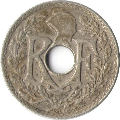 Франция 5 сантимов 1931 год