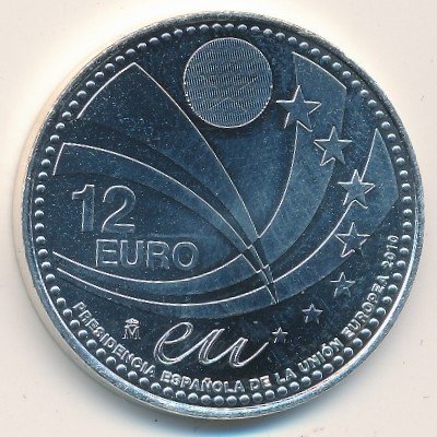 Испания 12 евро 2010 год - Председательство Испании в Европейском Союзе
