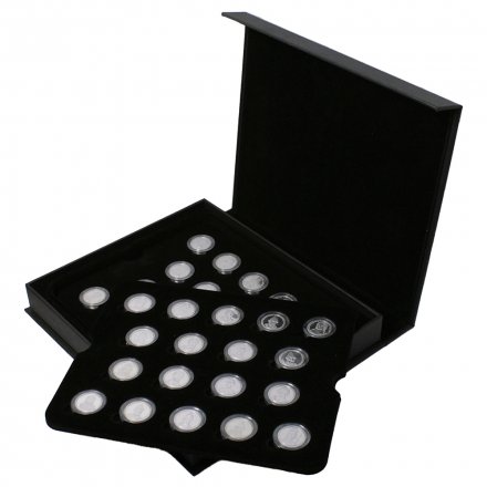 Коллекция медалей - Правители России, Великие князья и цари 34 медалей в оригинальном футляре