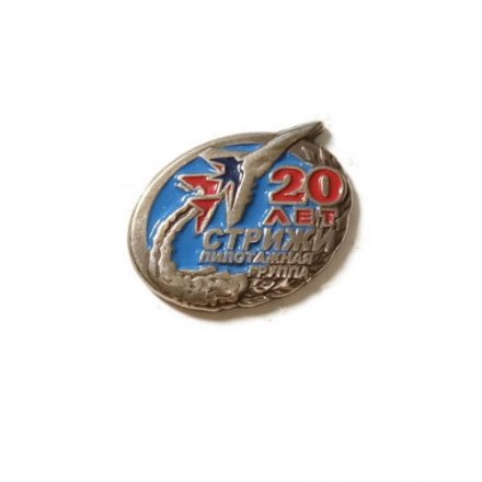 Знак 20 лет &quot;Стрижи&quot; Пилотажная группа