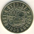 Швеция 1000 крон 1989 год