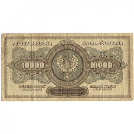Польша 10000 польских марок 1922 год - F