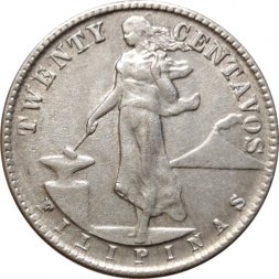Филиппины 20 сентаво 1944 год