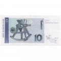 ФРГ 10 марок 1991 год - Карл Фридрих Гаусс. Секстант - XF