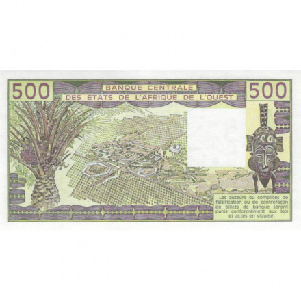 Того (Западная Африка) 500 франков 1985 год - Литера T - UNC