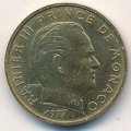 Монако 10 сантимов 1977 год
