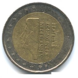 Нидерланды 2 евро 2002 год
