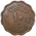 Египет 10 миллим 1938 год