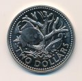 Барбадос 2 доллара 1975 год - Рыбы