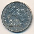 Новая Каледония 20 франков 1970 год