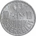 Австрия 10 грошей 1966 год