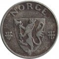 Норвегия 1 эре 1941 год - Король Хокон VII (железо)