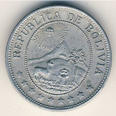 Боливия 10 сентаво 1942 год