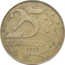 Бразилия 25 сентаво 1999 год - Мануэл Деодоро да Фонсека