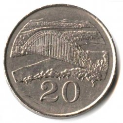 Зимбабве 20 центов 1983 год