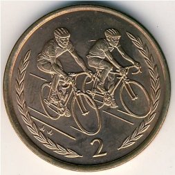Остров Мэн 2 пенса 1996 год