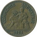 Франция 1 франк 1924 год 