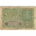 Германия 50 марок 1919 год - VG