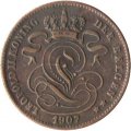 Бельгия 1 сантим 1907 год DER BELGEN