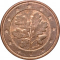 Германия 1 евроцент 2004 год (J)