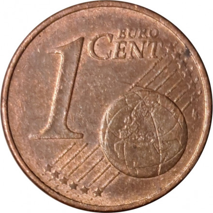 Германия 1 евроцент 2004 год (J)