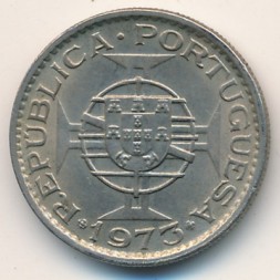 Монета Мозамбик 2,5 эскудо 1973 год