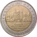 Германия 2 евро 2007 год - Шверинский Замок, Мекленбург-Передняя Померания (F)