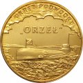 Польша 2 злотых 2012 год - Подводная лодка &quot;Орел&quot;