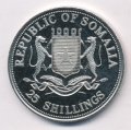 Сомали 25 шиллингов 2001 год - Год змеи 2001