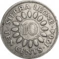 Сьерра-Леоне 10 центов 1964 год