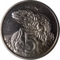 Новая Зеландия 5 центов 1968 год - Гаттерия