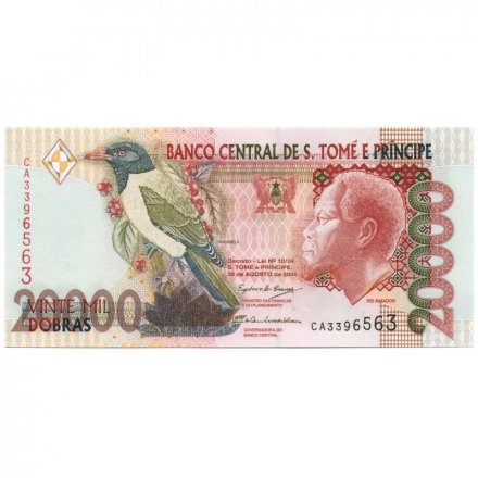 Сан-Томе и Принсипи 20000 добра 2004 год - Иволга UNC