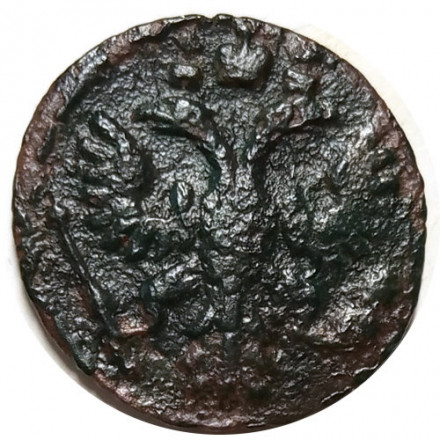 Полушка 1735 год Анна Иоанновна (1730 - 1740) - F