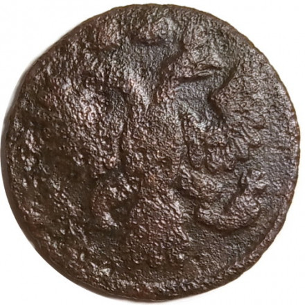 Полушка 1735 год Анна Иоанновна (1730 - 1740) - F