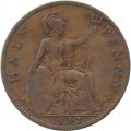 Великобритания 1/2 пенни 1932 год