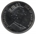 Остров Мэн 1 крона 1999 год - Британская короткошёрстная кошка (Медь-Никель)