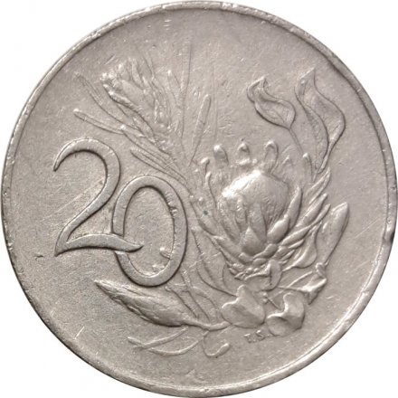 ЮАР 20 центов 1966 год (SUID-AFRIKA)