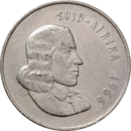 ЮАР 20 центов 1966 год (SUID-AFRIKA)
