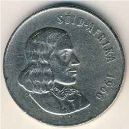ЮАР 50 центов 1966 год (SUID-AFRIKA)