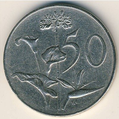 ЮАР 50 центов 1966 год (SUID-AFRIKA)