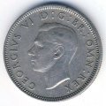 Великобритания 1 шиллинг 1949 год - Герб Шотландии. Лев, сидящий на короне